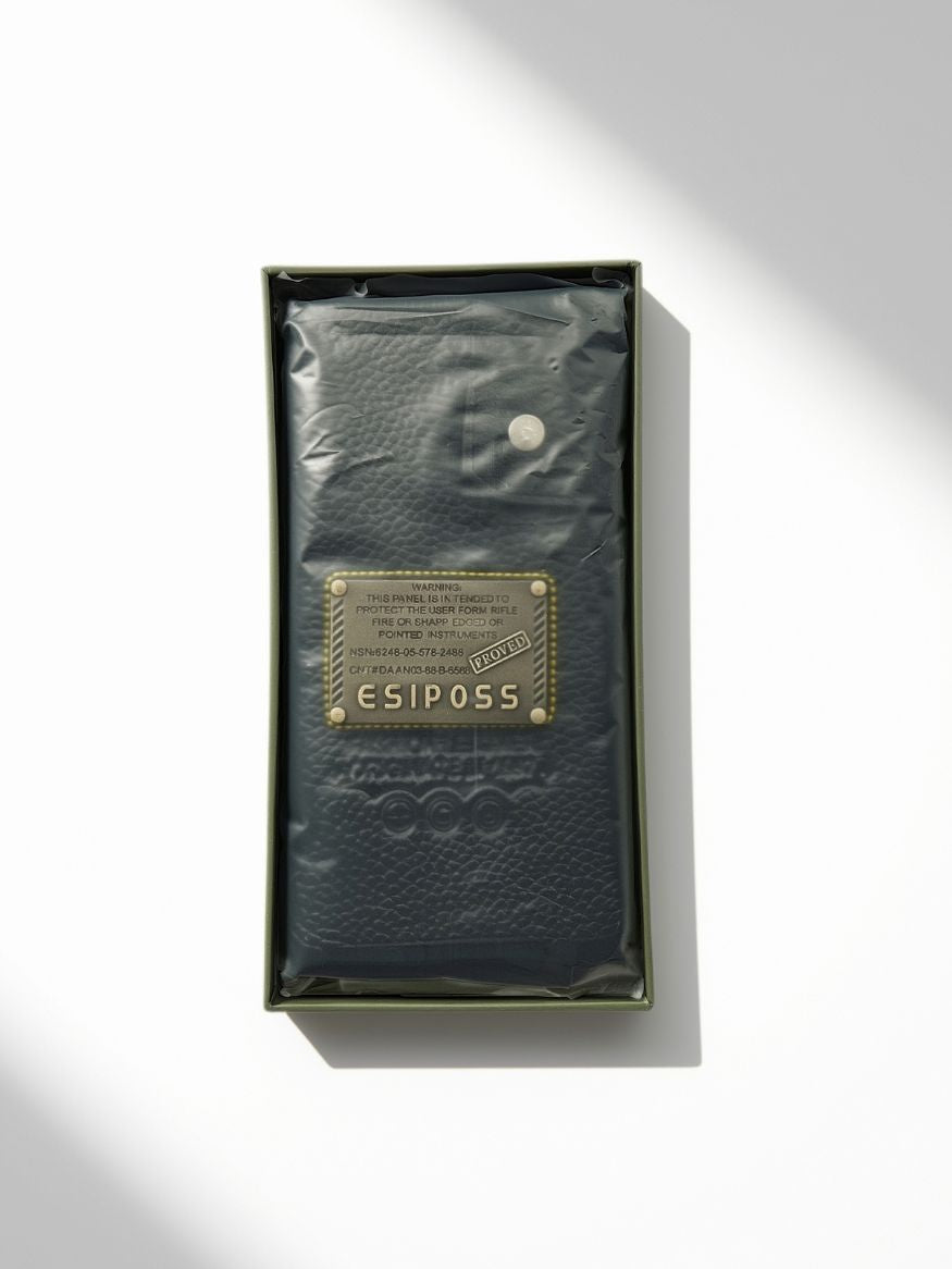 LAVIZER Full Grain Leather Multi-Pouch Long Clutch Wallet — Black
