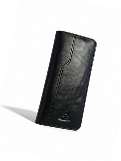 Men's Genuine Leather Long Clutch Wallet