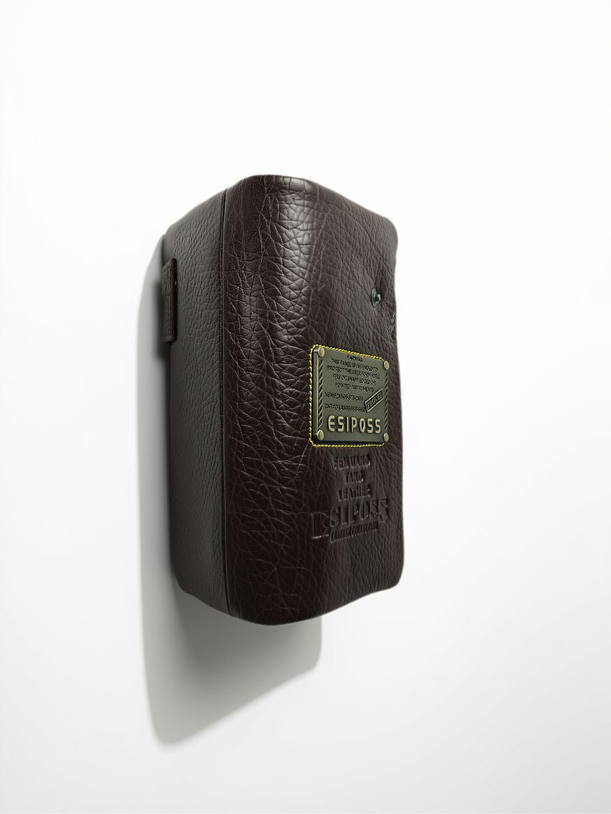 LAVIZER Full Grain Leather Multi-Pouch Long Clutch Wallet — Black