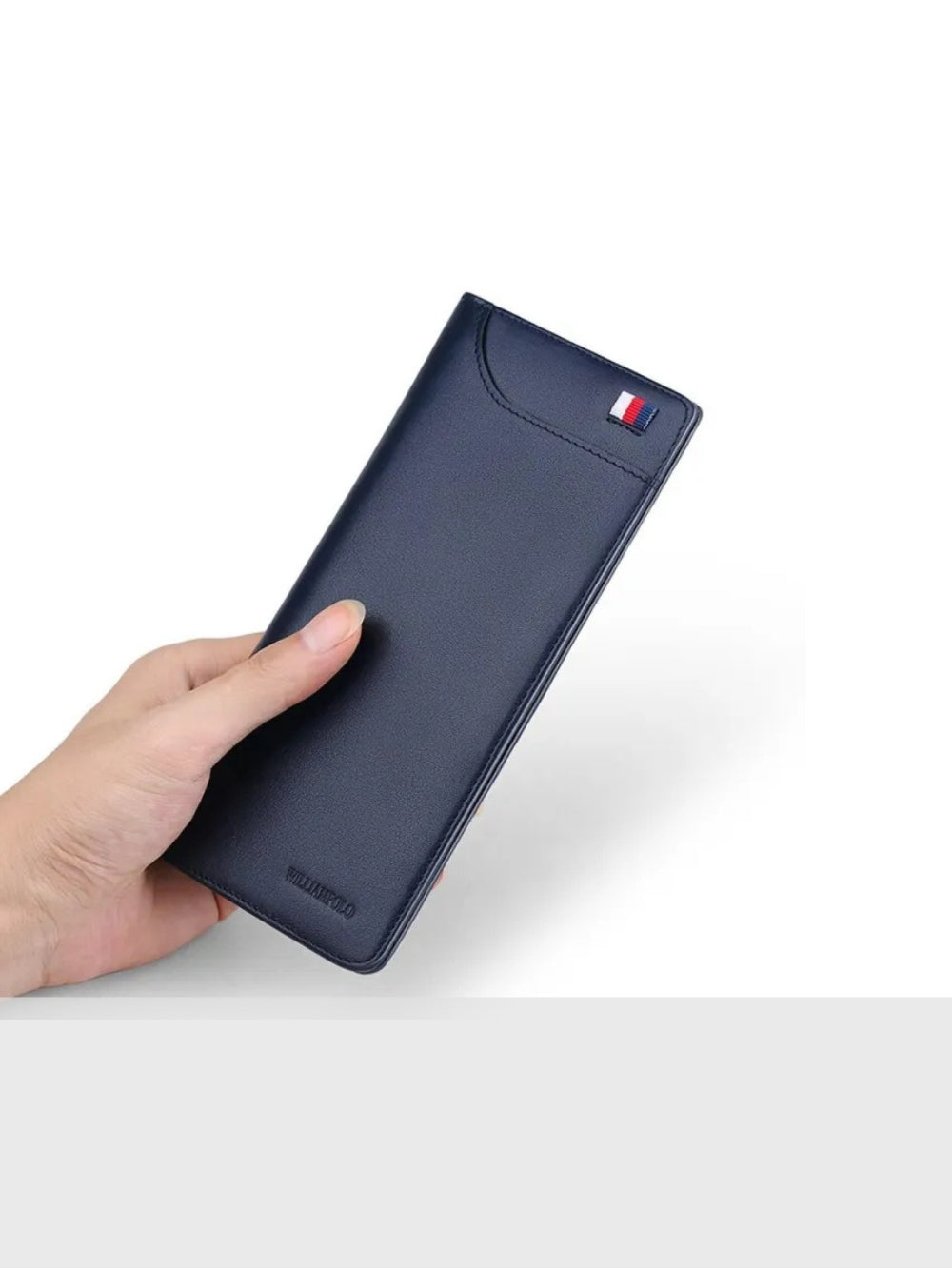 Genuine Cow Leather Long Wallet & Card Holder for Men