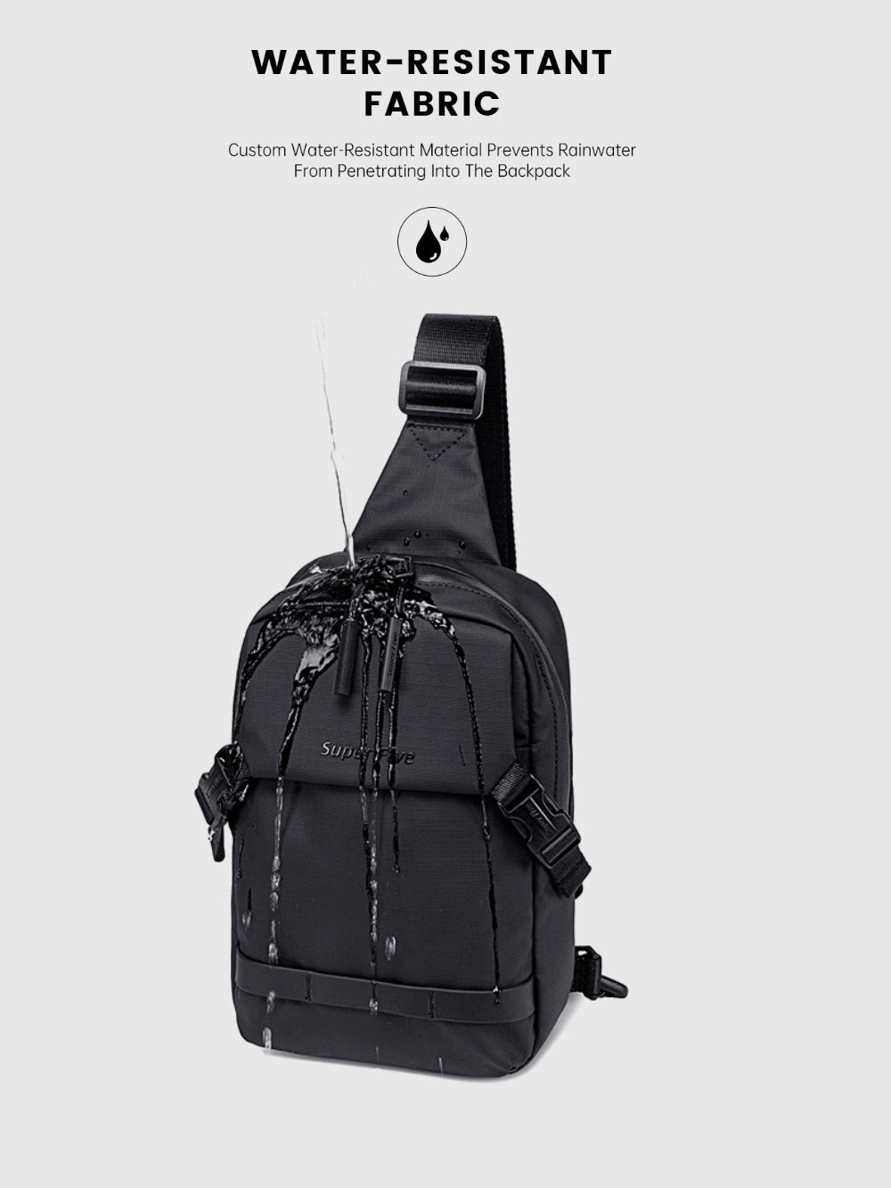 Anti-Theft Compact Crossbody Sling Bag