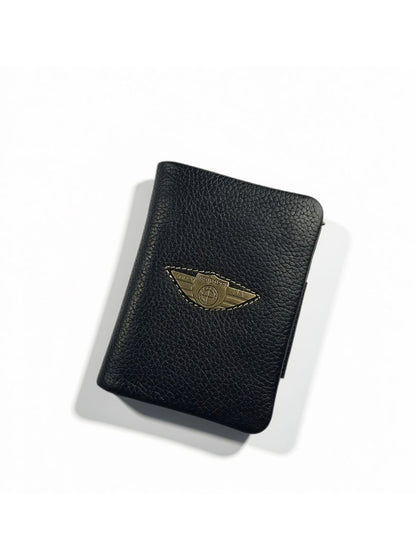 Esiposs Classic Pebbled Leather Men's Multi-Compartment Wallet with Zipper