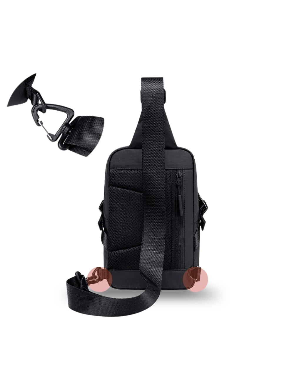 Anti-Theft Compact Crossbody Sling Bag