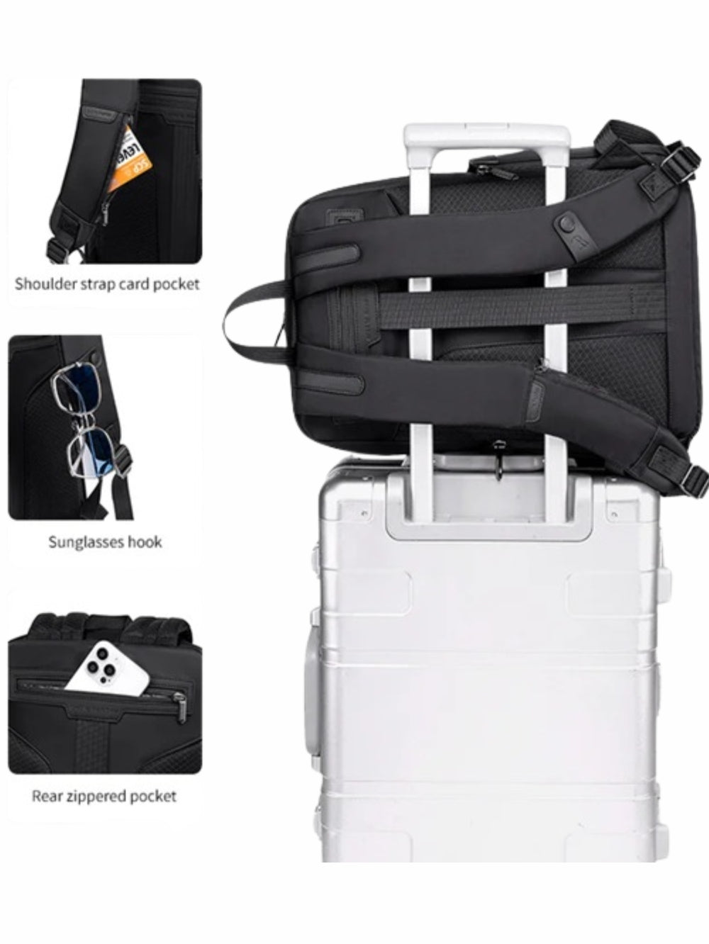 Arctic Hunter B00812 Waterproof Premium 15.6" Laptop Backpack