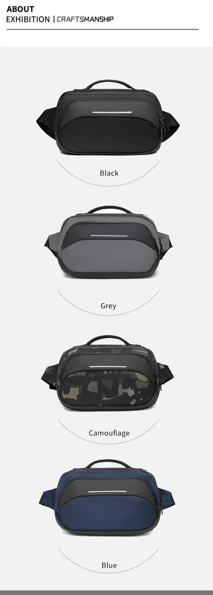 Ozuko 9551 UrbanGuard Waterproof Anti-Theft Sling Bag
