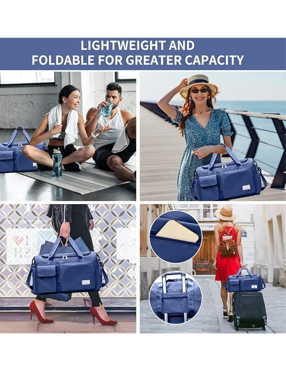 Fashionable Large-Capacity Travel & Gym Duffle Bag