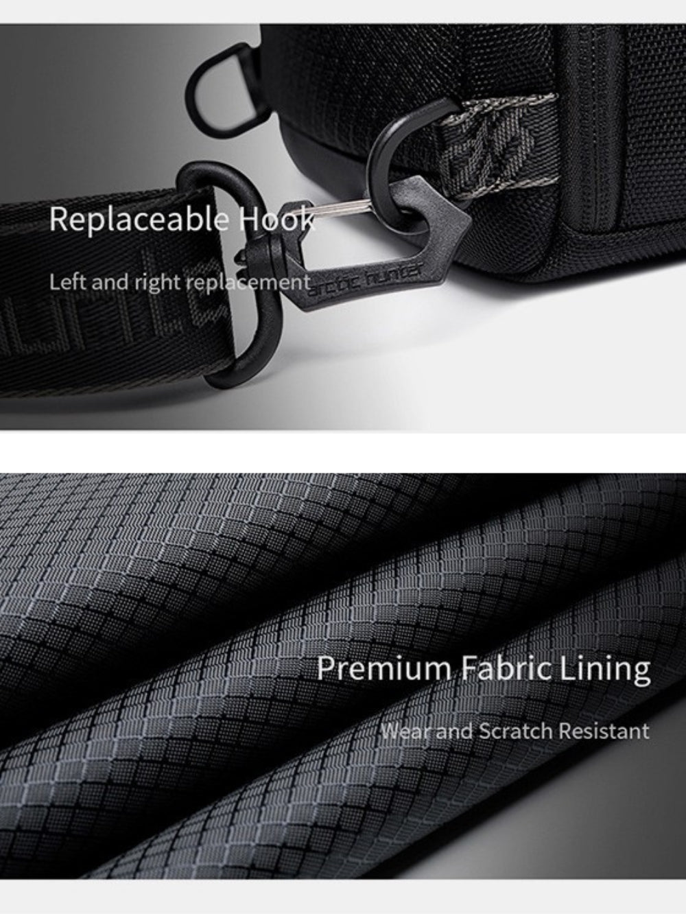Anti-Theft Water-Resistant Crossbody Sling Bag