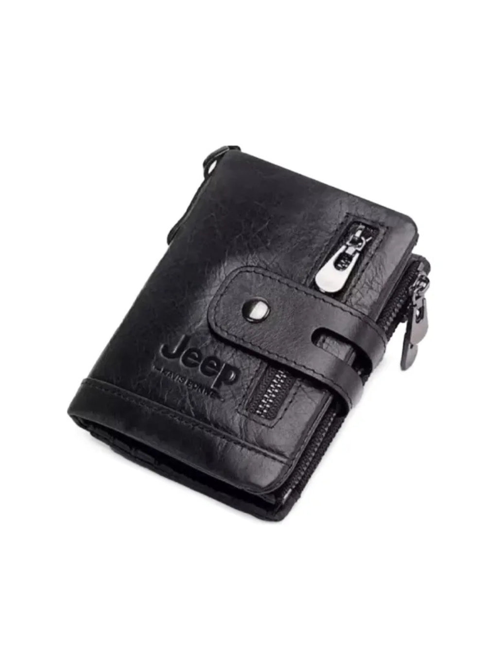 LAVIZAR Multi-Pocket Leather Bifold Wallet