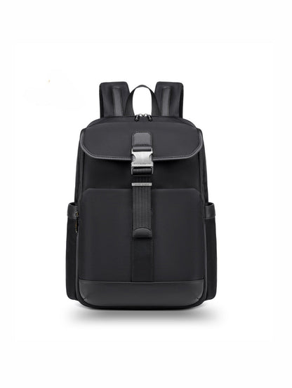 Arctic Hunter B00812 waterproof premium 15.6 inch laptop backpack in black front view