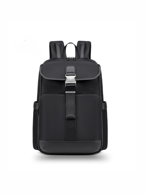 Arctic Hunter B00812 waterproof premium 15.6 inch laptop backpack in black front view