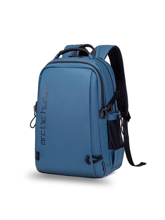 Arctic Hunter waterproof laptop backpack for men in blue front view