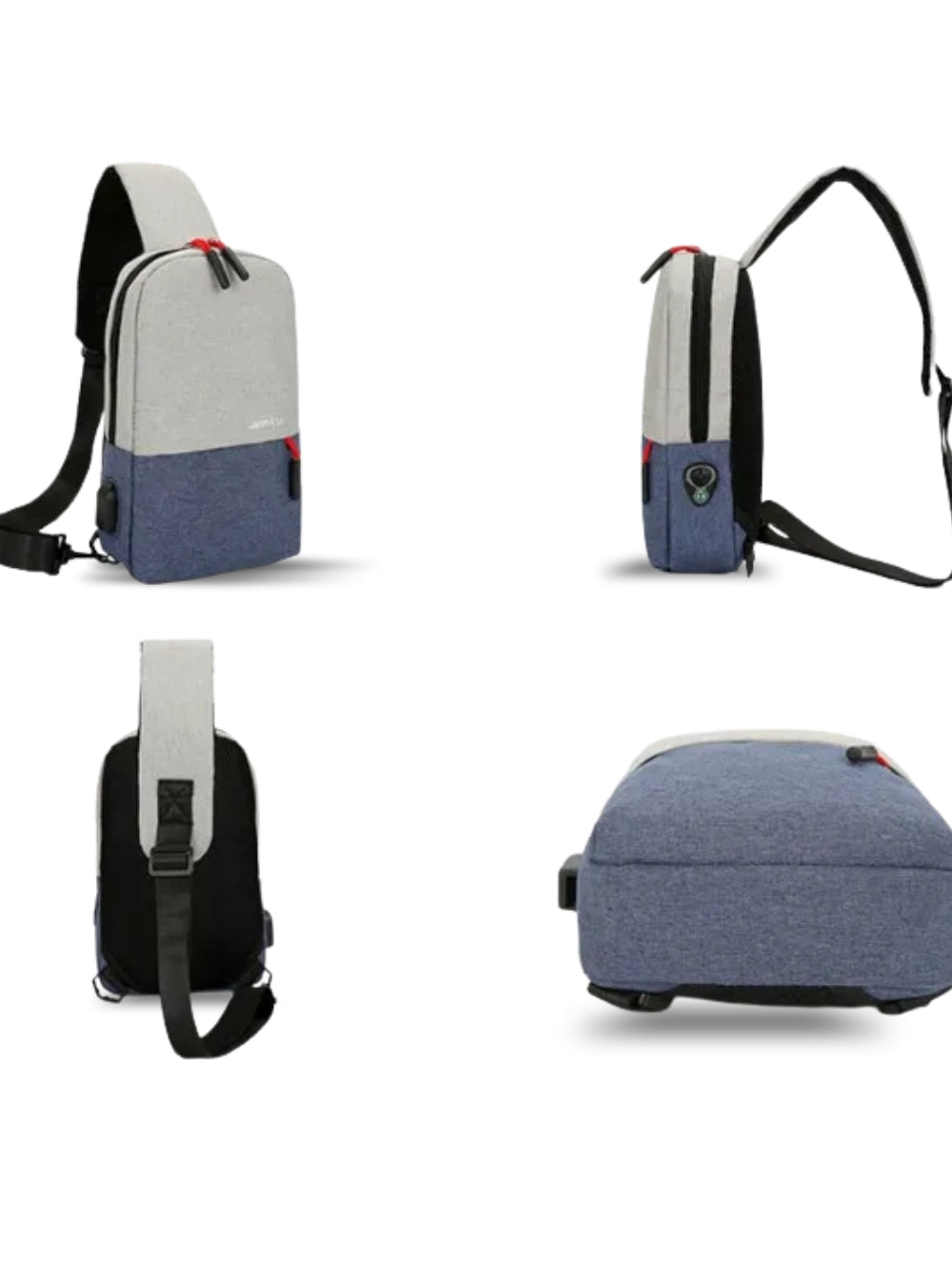 Kaspersky Lightweight Dual-Tone Outdoor Mini Crossbody Sling Bag