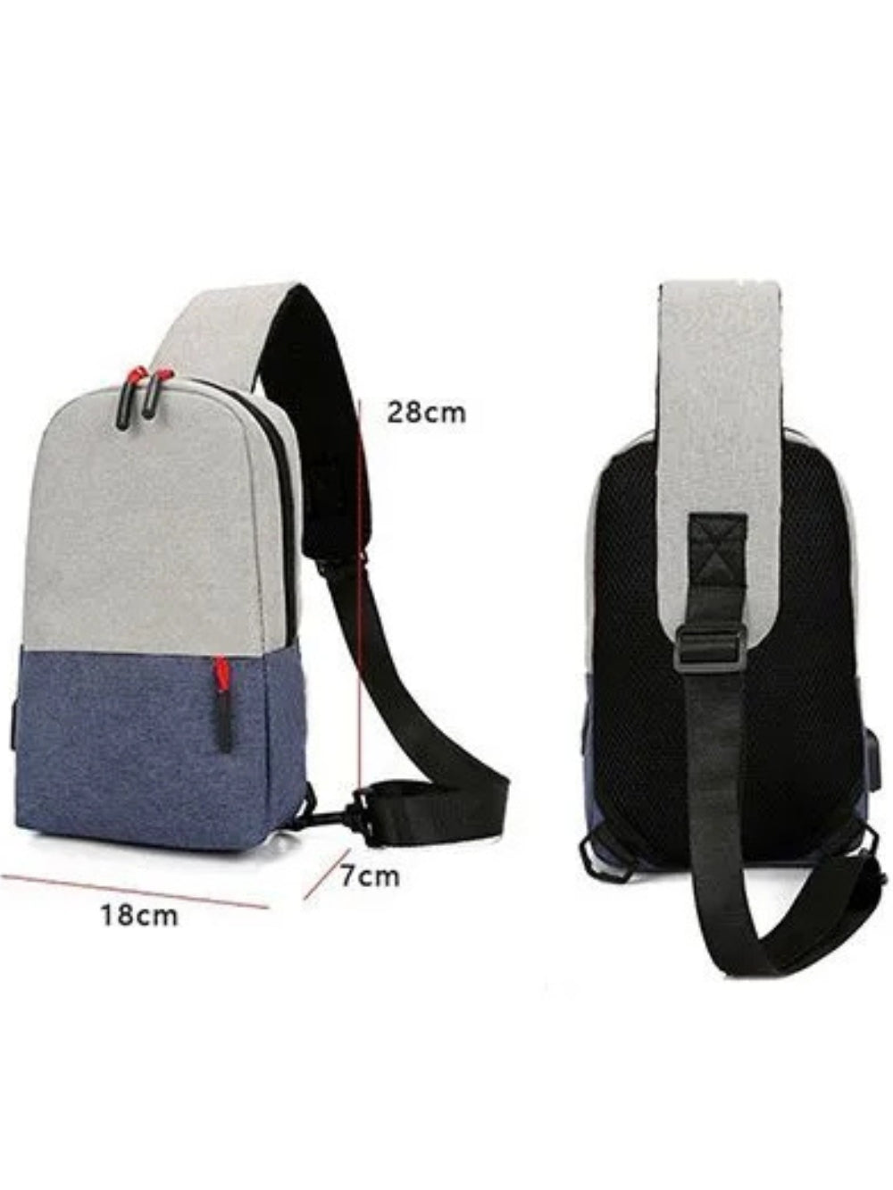Kaspersky Lightweight Dual-Tone Outdoor Mini Crossbody Sling Bag