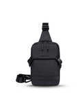 LAVIZAR black anti-theft compact crossbody sling bag front studio view