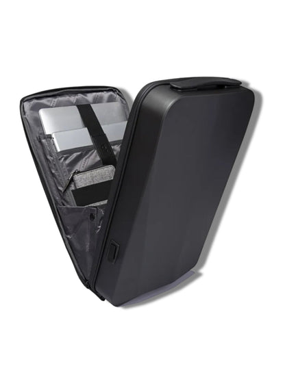 Hard Shell Anti-Theft Laptop Backpack | TSA Combination Lock — Black