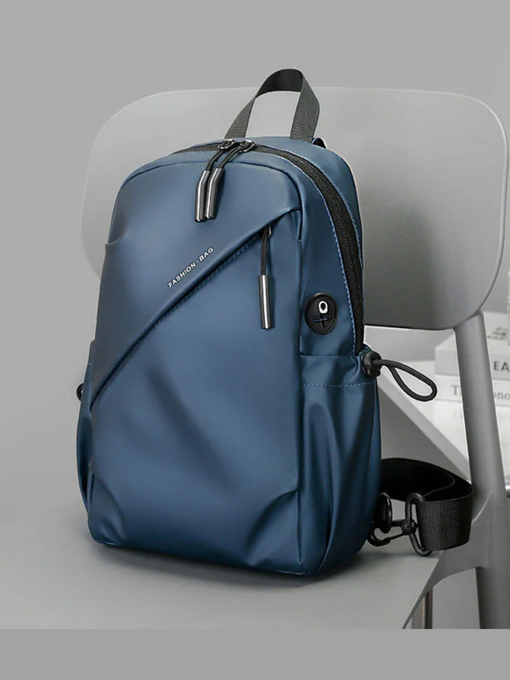 Water-Resistant Crossbody Sling Bag | Earphone Pass-Through
