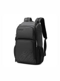 LAVIZAR black waterproof anti-theft 15.6 inch laptop business travel backpack front studio view