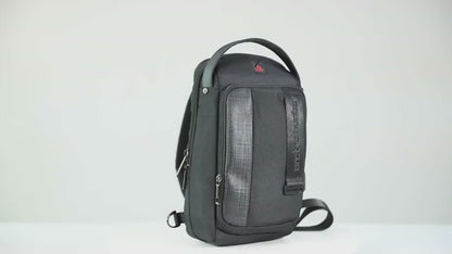 Waterproof Crossbody Chest Bag with USB Charging Port