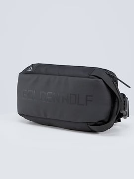 Golden Wolf GXB00131 Ultra-Lightweight Crossbody Sling Bag — Black